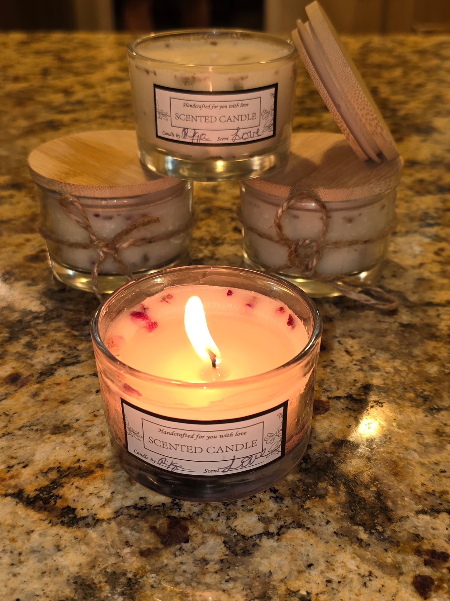 Love Blend Soy wax candle set