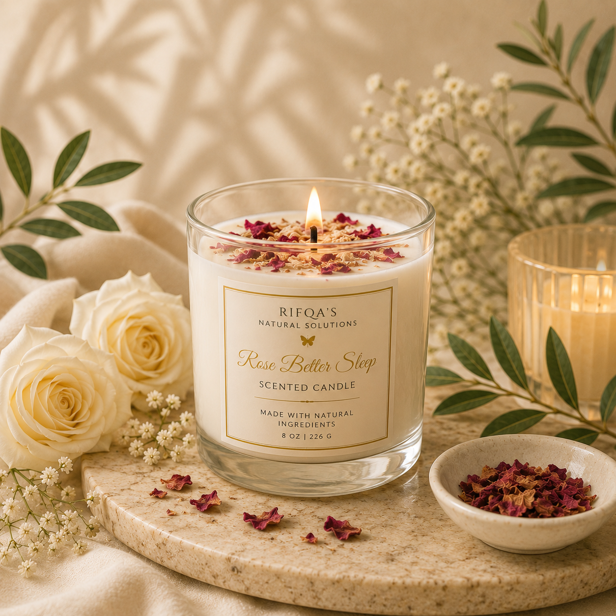 Rose Better Sleep Candle