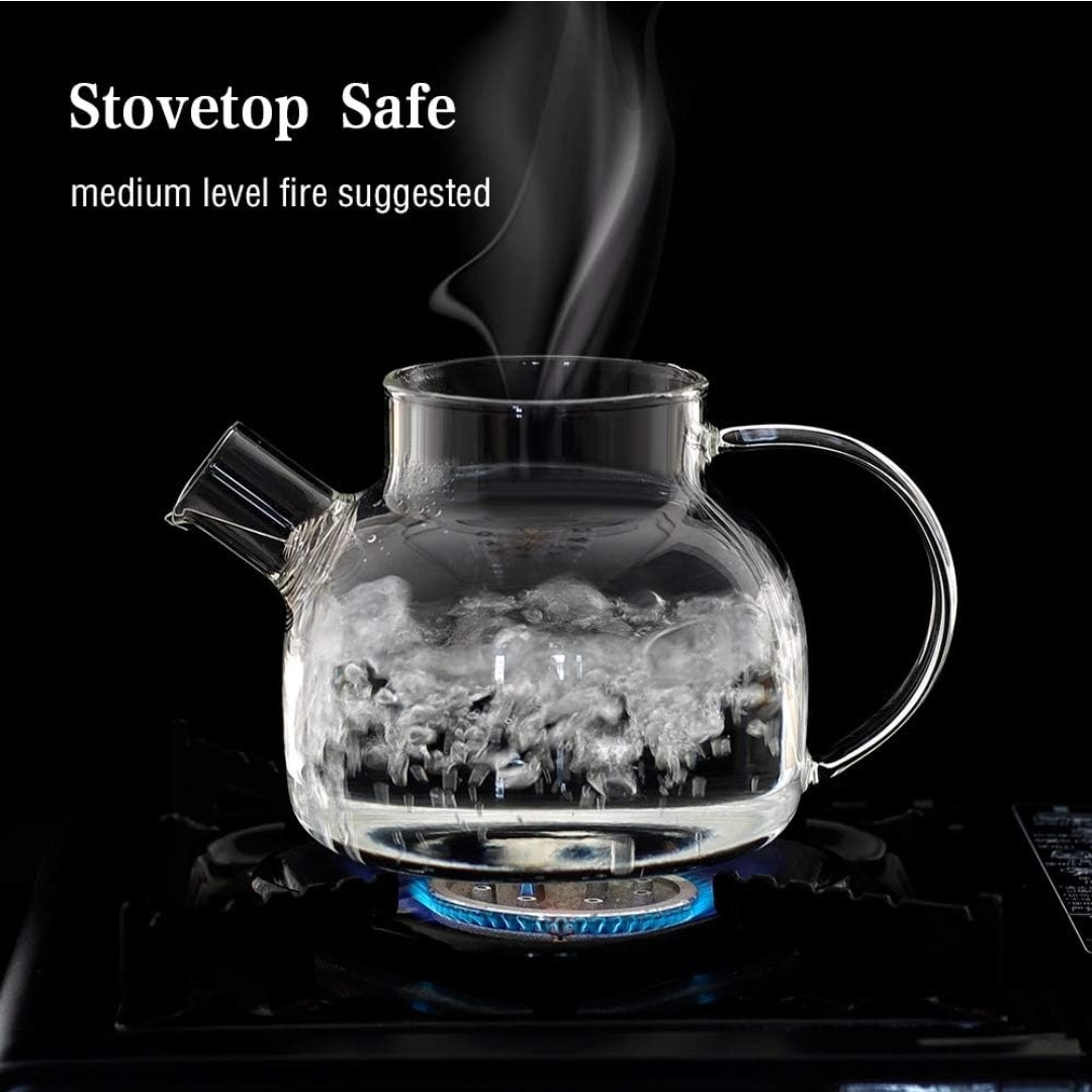 Glass Stove Top Tea pot